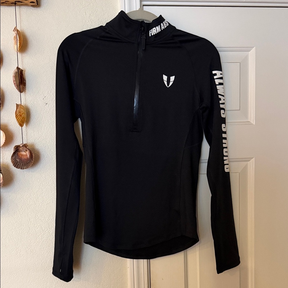 Firm Abs Women's Black Long Sleeve Top